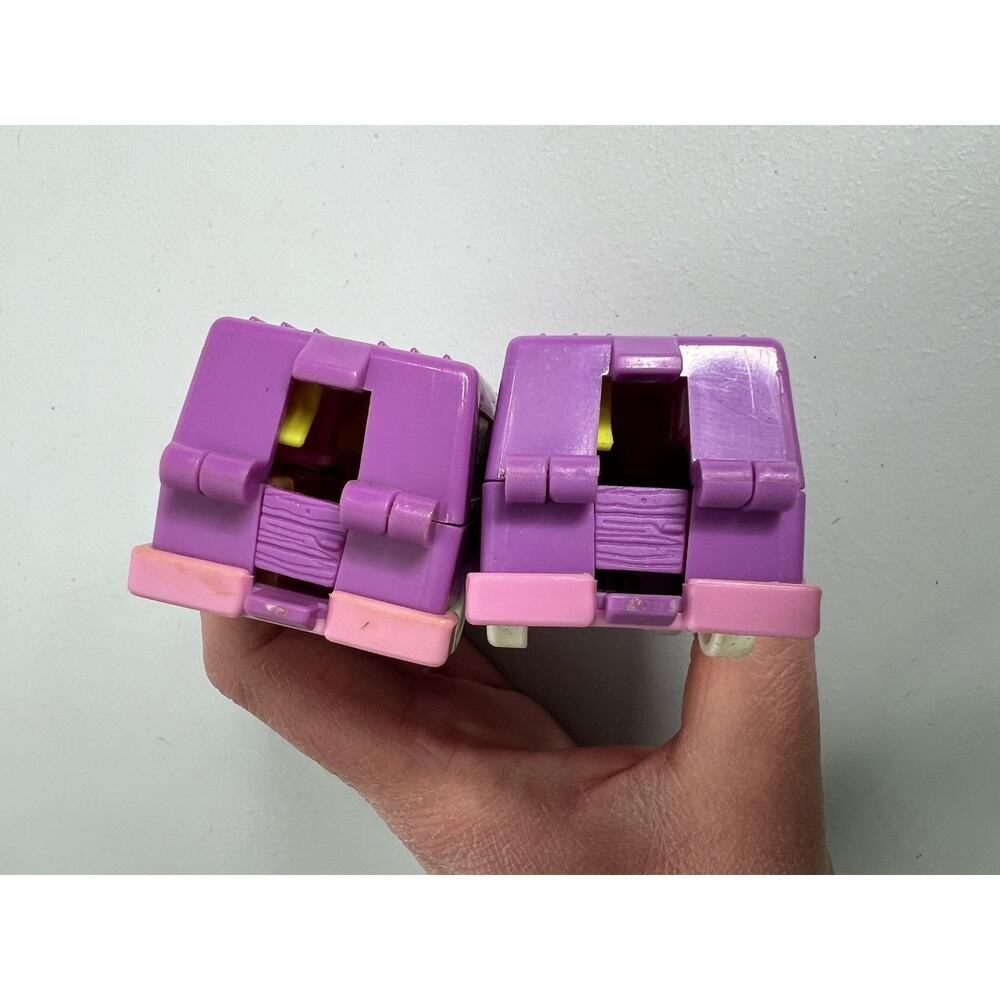 Vintage 1994 Polly Pocket Stable On The Go Playsets Bluebird Toy Horses Lot - Picture 9 of 11
